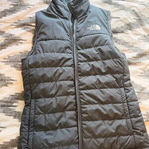 The North Face Charcoal Reversible Vest